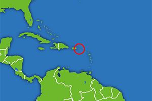 セントクリストファー・ネイビスの地図画像