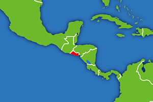 エルサルバドルの地図画像