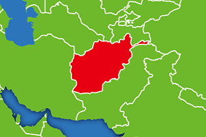 アフガニスタンの地図画像