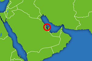 バーレーンの地図画像