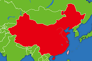 中国の地図画像