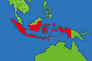 インドネシアの地図画像