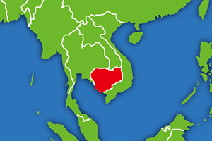 カンボジアの地図画像