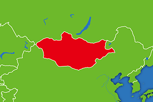 モンゴルの地図画像