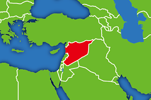 シリアの地図画像