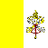 バチカン市国の国旗画像