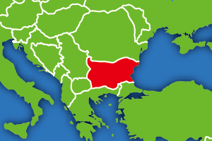 ブルガリアの地図画像