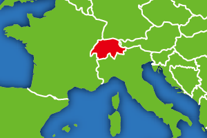 スイスの地図画像