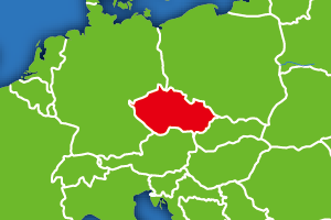 チェコの地図画像