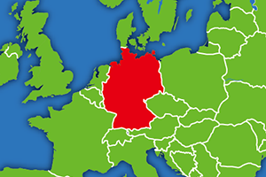 ドイツの地図画像