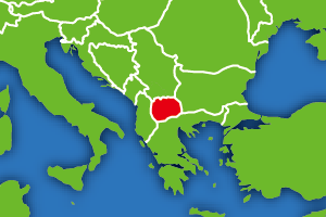 マケドニアの地図画像
