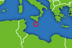 マルタの地図画像
