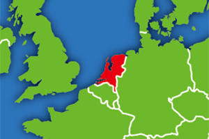 オランダの地図画像
