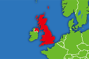イギリスの地図画像