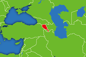 アルメニアの地図画像