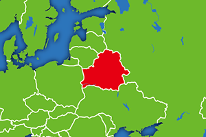 ベラルーシの地図画像