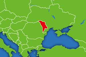 モルドバの地図画像