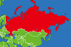 ロシアの地図画像