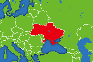 ウクライナの地図画像