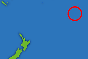 クック諸島の地図画像