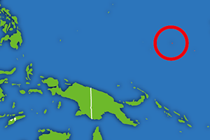 ミクロネシアの地図画像