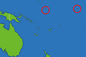 キリバスの地図画像