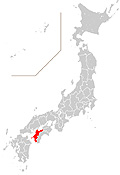 愛媛県の位置
