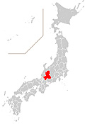 岐阜県の位置