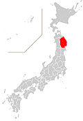 岩手県の位置