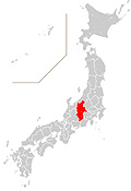 長野県の位置