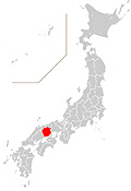 岡山県の位置