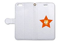 iPhone6/6s手帳型レザーケース-イラスト