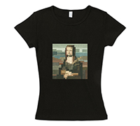 レディースTシャツ-モナリザ