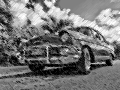 チョーク・木炭画6-6-1