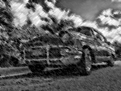 チョーク・木炭画20-6-1