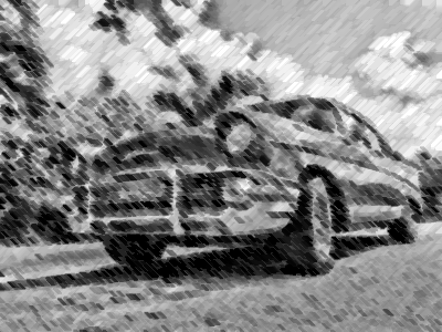 チョーク・木炭画6-20-1