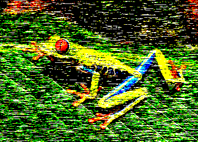 メゾティント短いライン