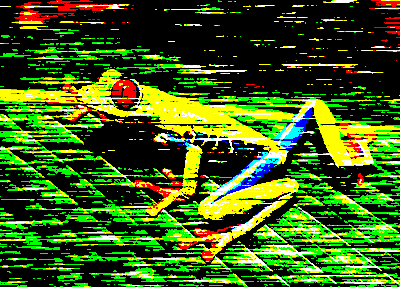 メゾティント長いストローク