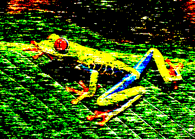 メゾティント短いストローク