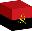 Flag of Angola image [Cube]