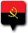 Flag of Angola image [Round pin]