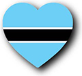 Flag of Botswana image [Heart1]