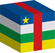 Flag of Central African Republic image [Cube]