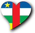 Flag of Central African Republic image [Heart2]
