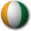 Flag of Cote d'Ivoire image [Button]