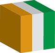 Flag of Cote d'Ivoire image [Cube]