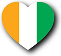 Flag of Cote d'Ivoire image [Heart1]
