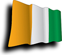 Flag of Cote d'Ivoire image [Wave]