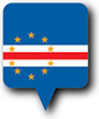 Flag of Cape Verde image [Round pin]