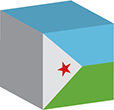 Flag of Djibouti image [Cube]